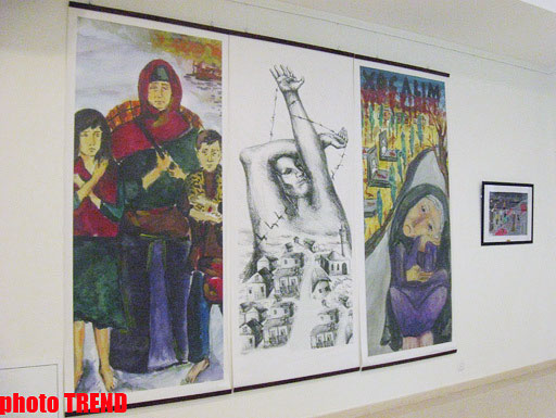 Азербайджанское детство в духе ненависти. Дети Азербайджана. Children's art