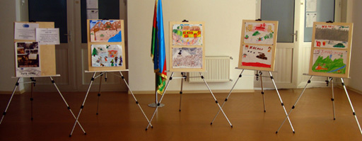 Азербайджанское детство в духе ненависти. Дети Азербайджана. Children's art