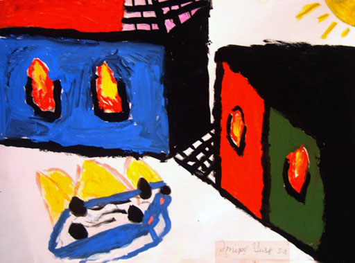 Азербайджанское детство в духе ненависти. Дети Азербайджана. Children's art